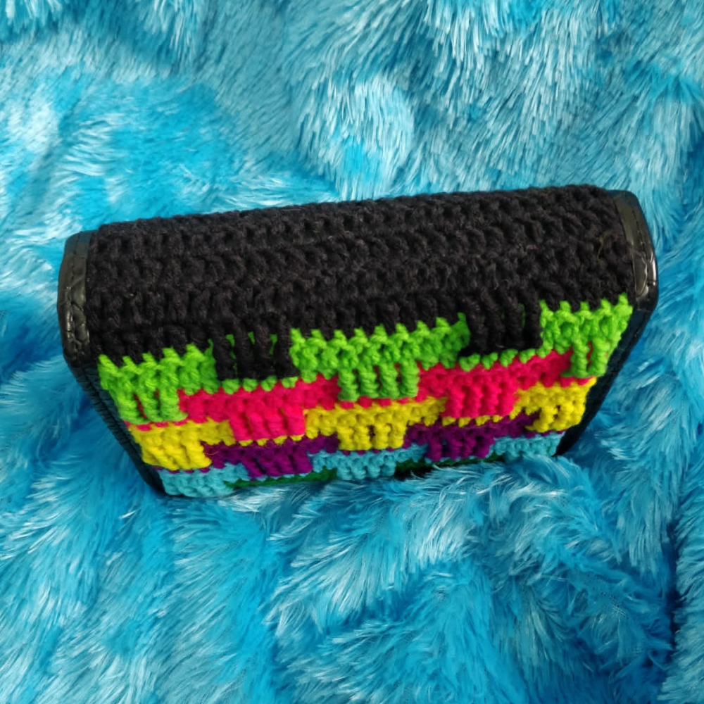 Colourful Crochet Sling Bag