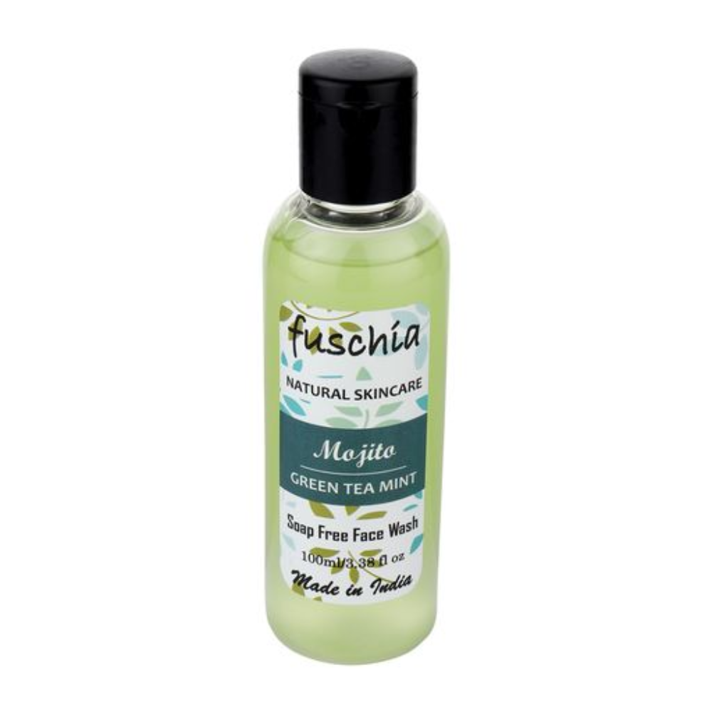
                  
                    Fuschia Mojito Green Tea Mint Soap Free Face Wash (100ml)
                  
                