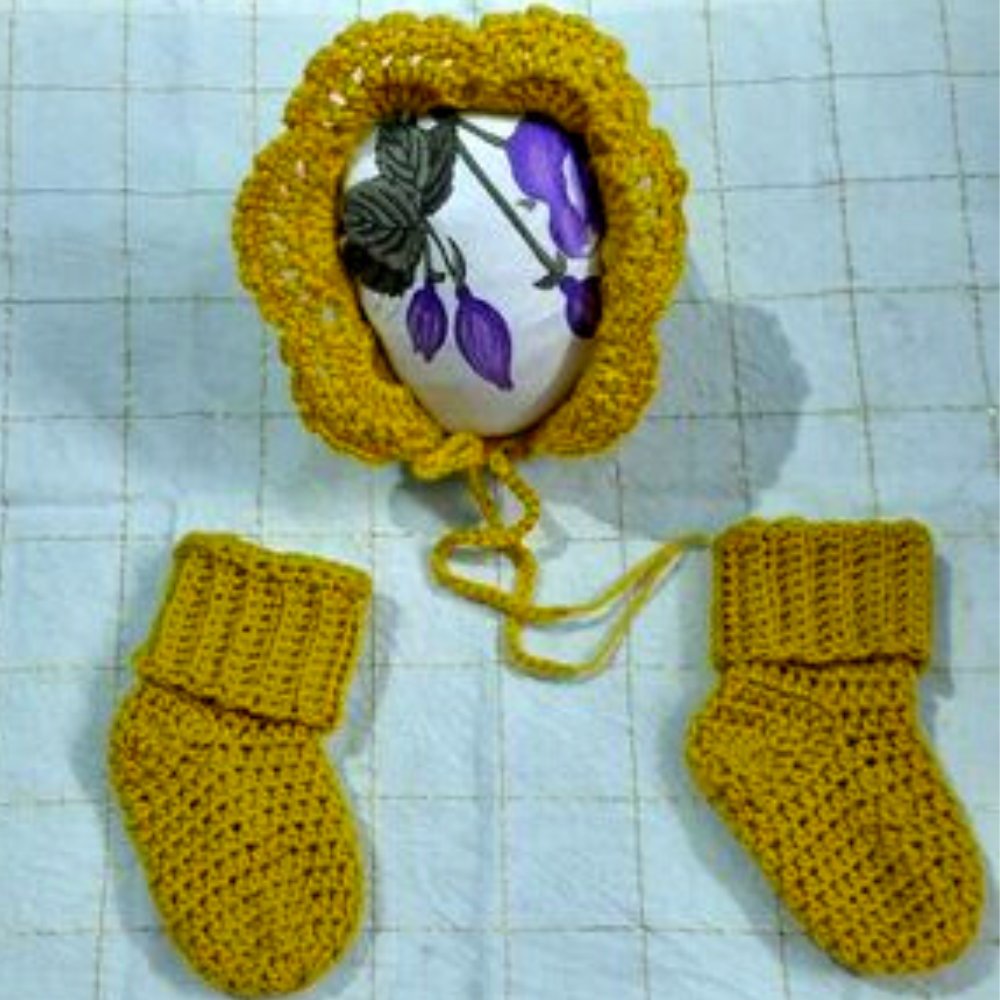 Handmade Crochet Baby Combo