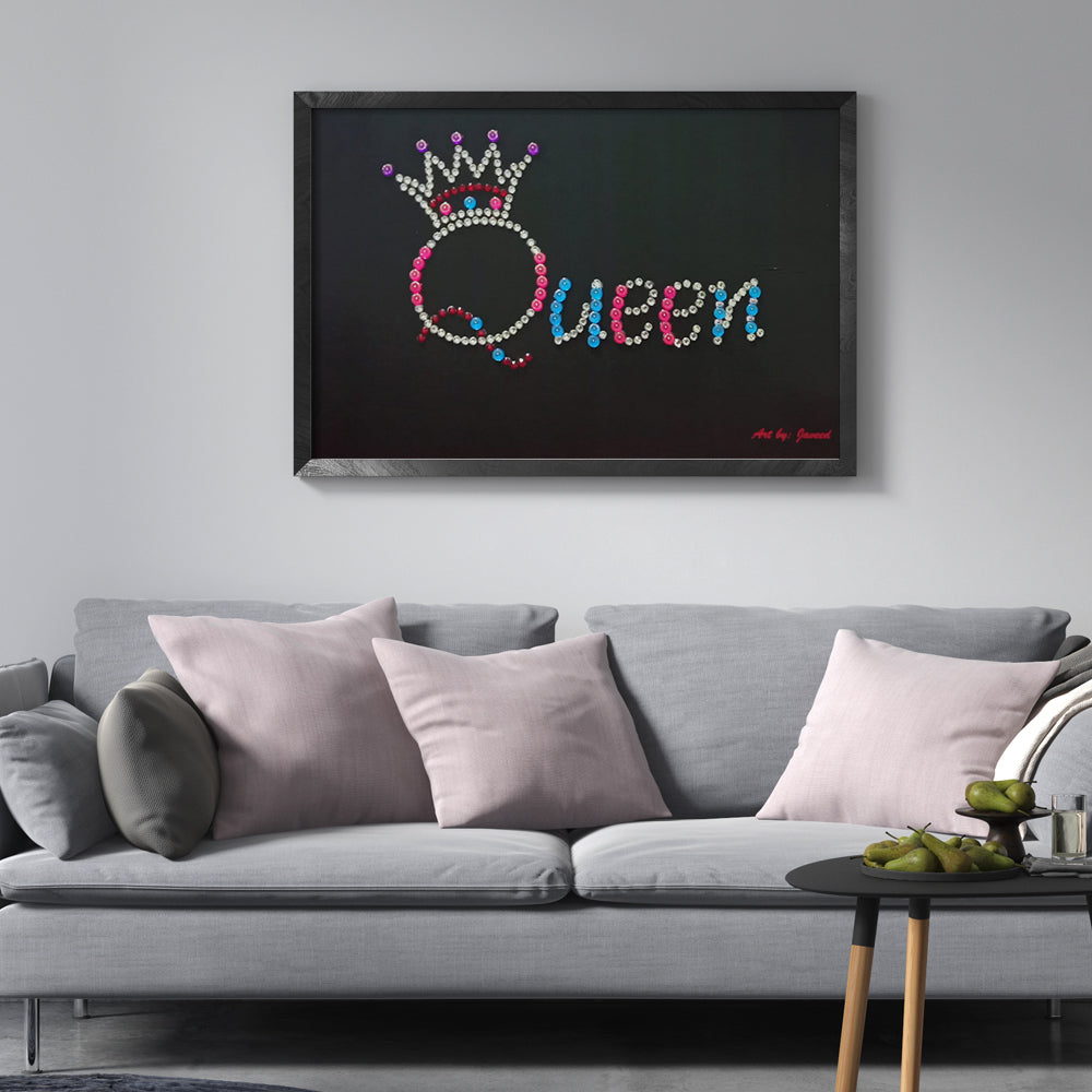 Queen Logo Installation