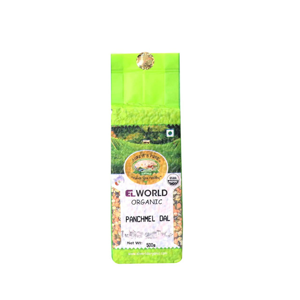 Elworld Organic Panchmel Mix Dal - 500g (Pack of 3)