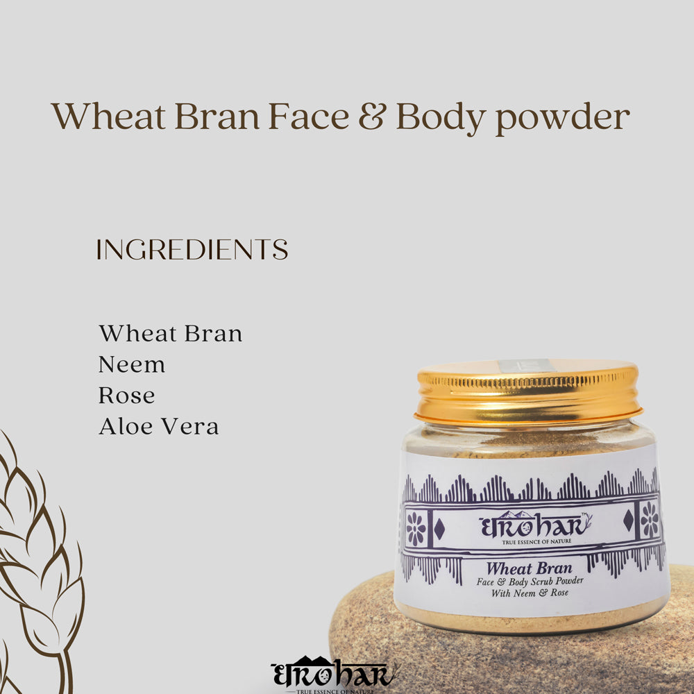 
                  
                    Wheat Bran Face & Body Scrub Powder (100g)
                  
                