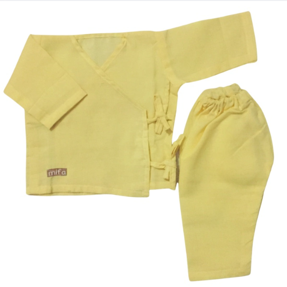 
                  
                    Lemon Yellow Cotton Kimono Set
                  
                