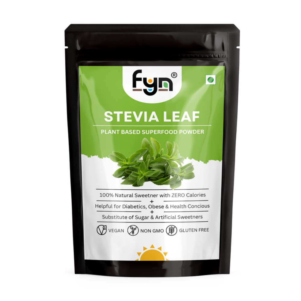 FYN Stevia Leaf Powder - Natural Sugar Substitute (200g)