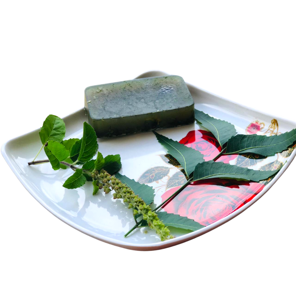 Handmade Organic Soap - Tulsi (Pack of 2)