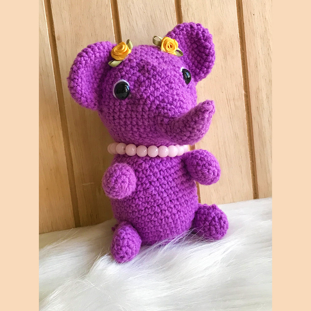 
                  
                    Purple Elephant Crochet Toy
                  
                