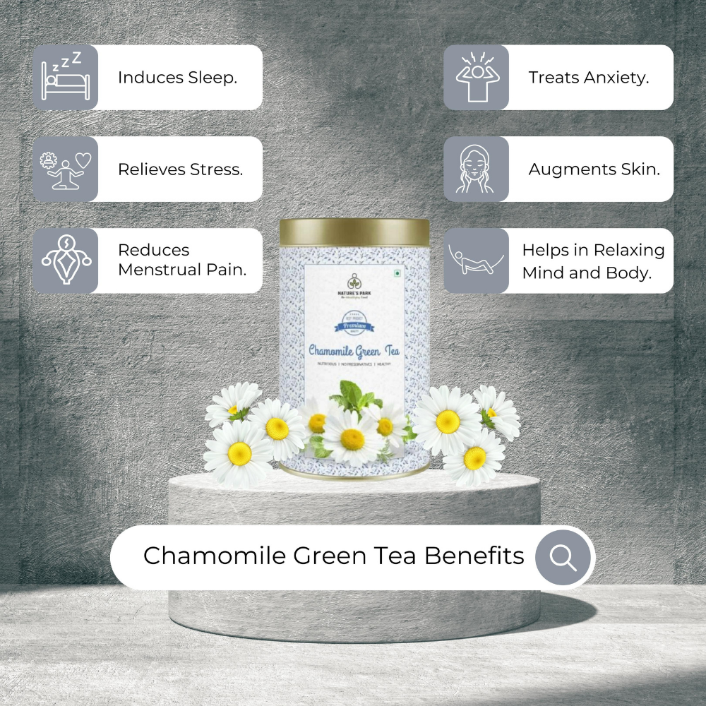 
                  
                    Chamomile Green Tea (100g)
                  
                