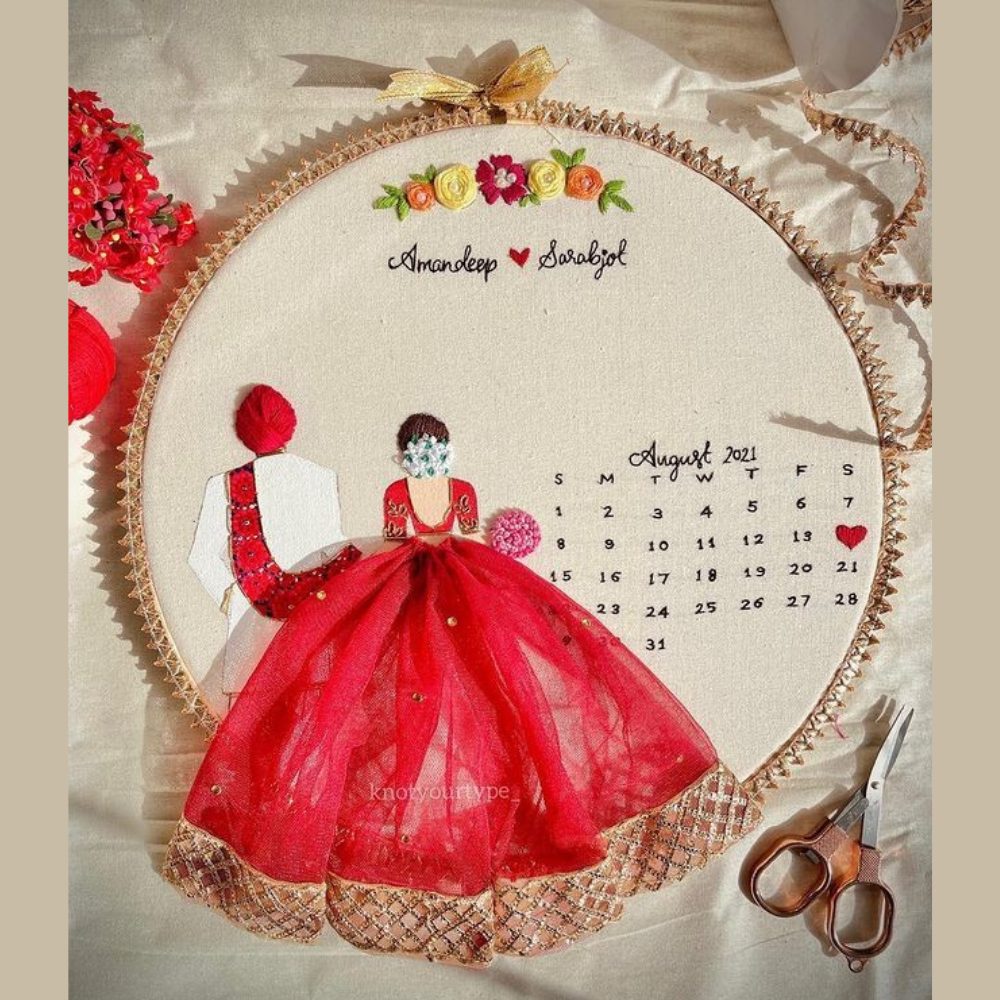 Wedding Embroidery HOOP