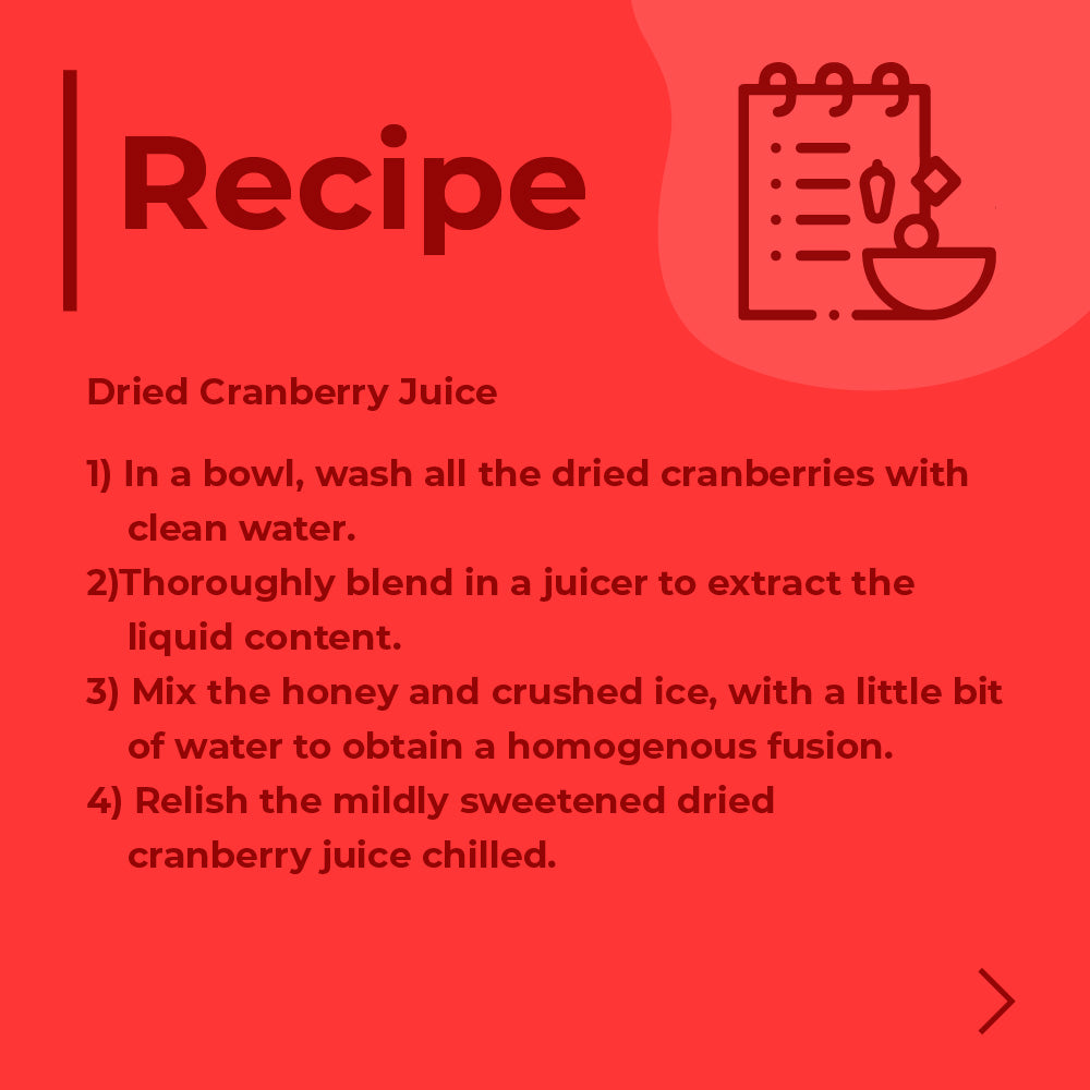 
                  
                    Happy Karma Dried Cranberries (100g) - Pack of 2
                  
                