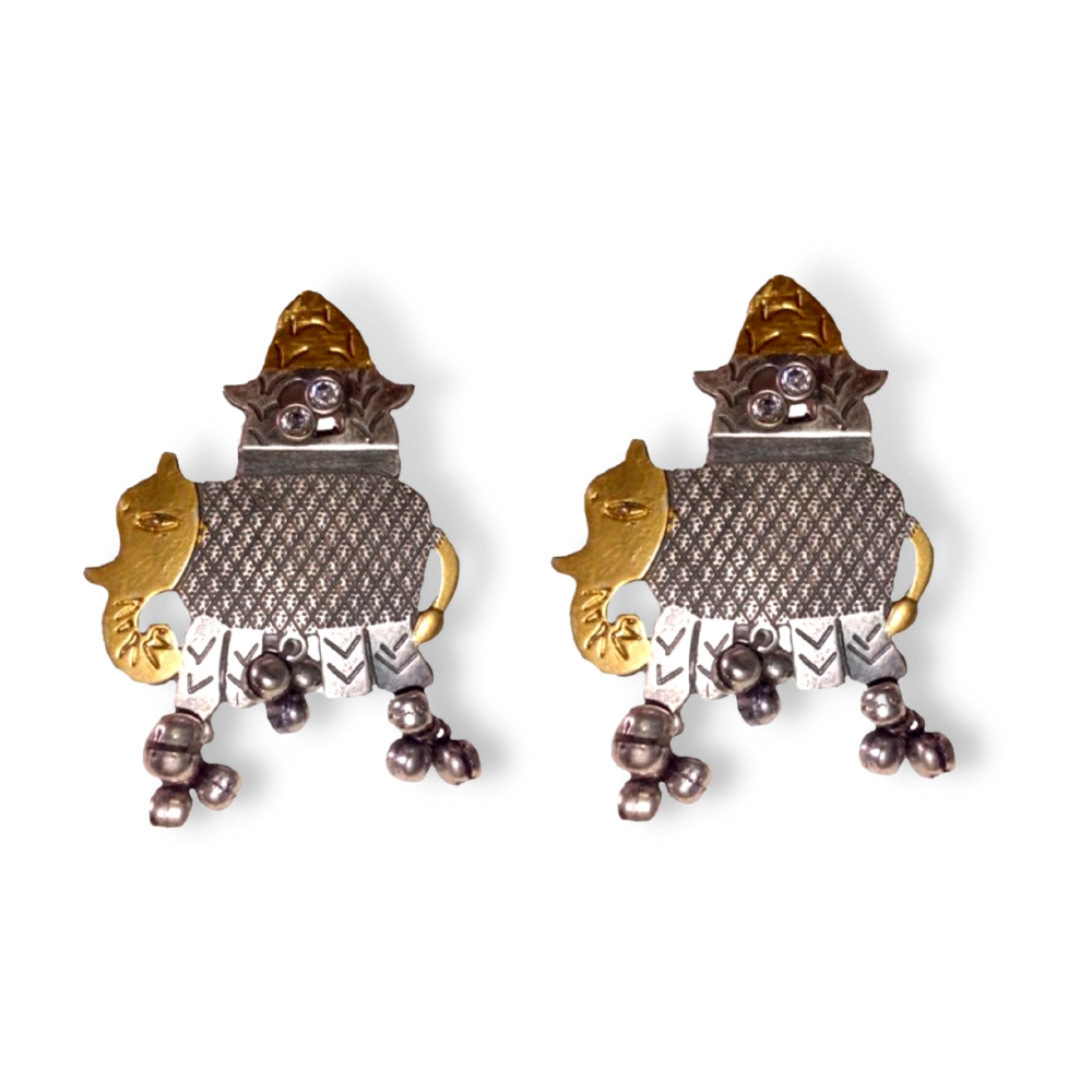 Ethnic Premium Oxidised Earrings