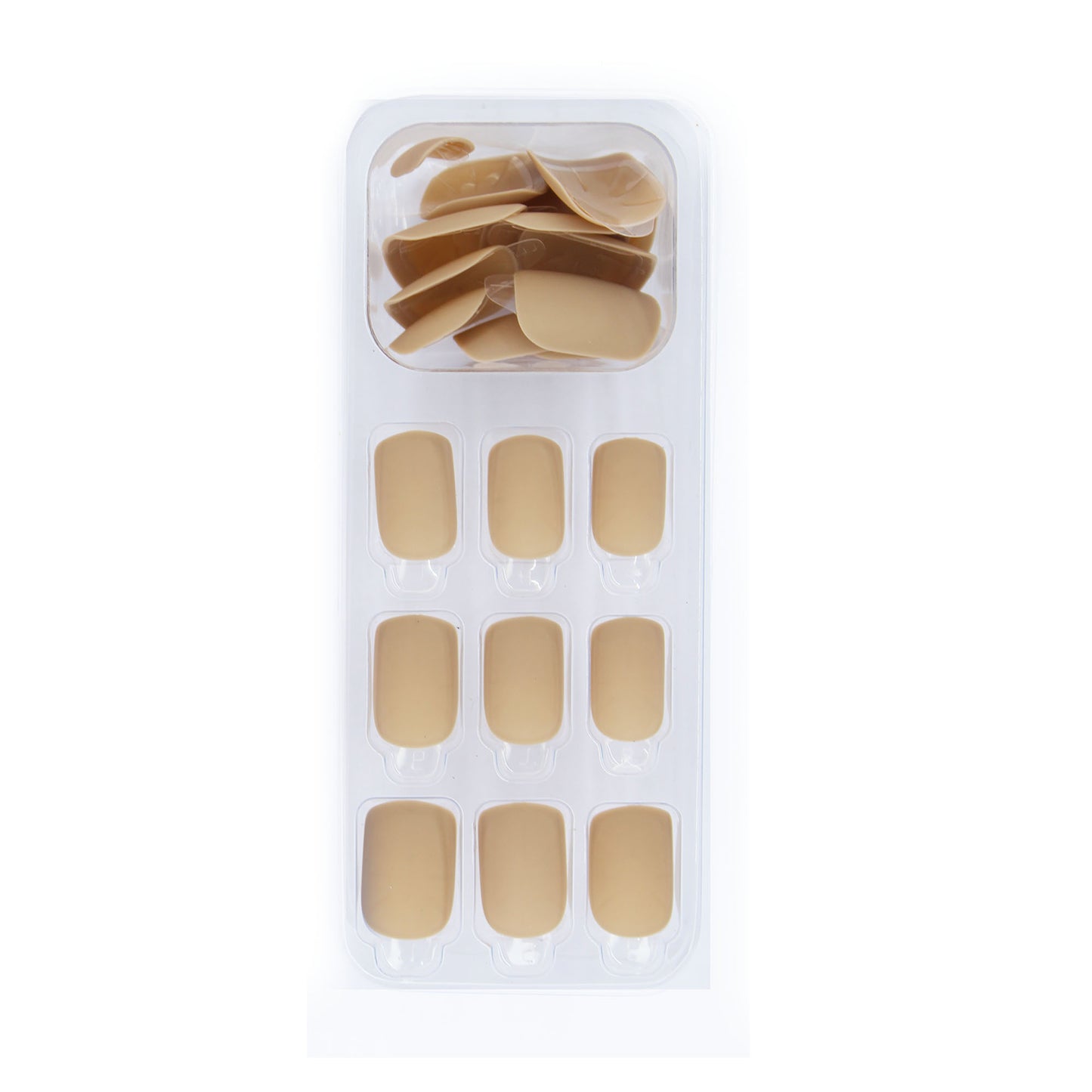 
                  
                    Matte Nude Acrylic Artificial Reusable Press on Nails
                  
                