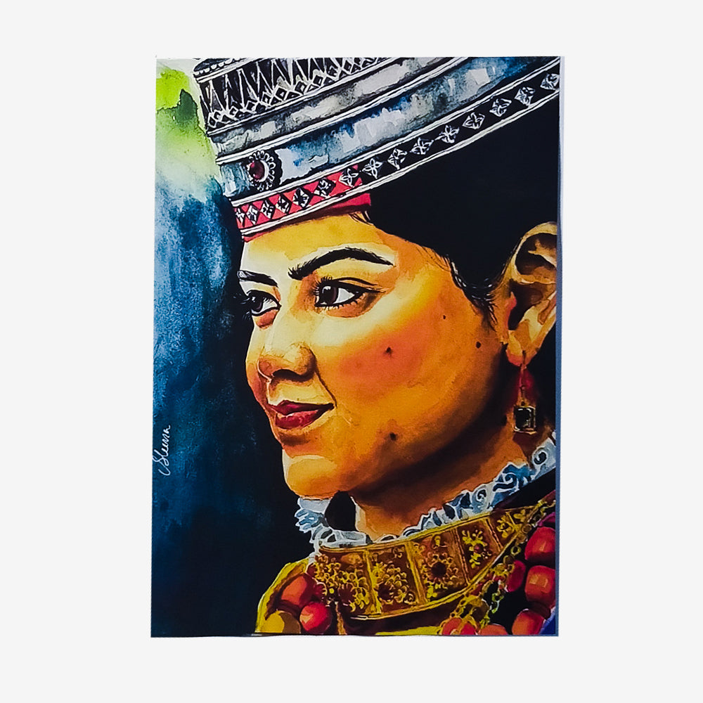 
                  
                    Khasi Woman Digitial Canvas Print
                  
                