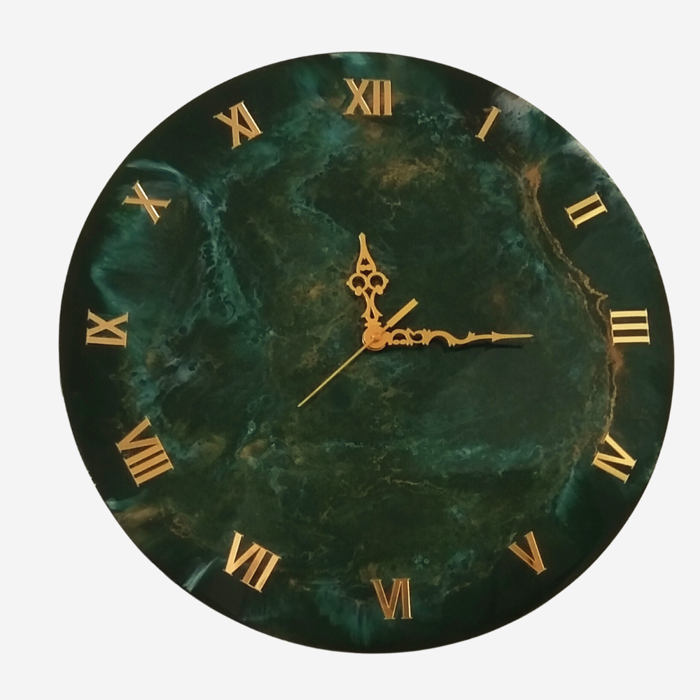 
                  
                    Green Marble Resin Wall Clock
                  
                