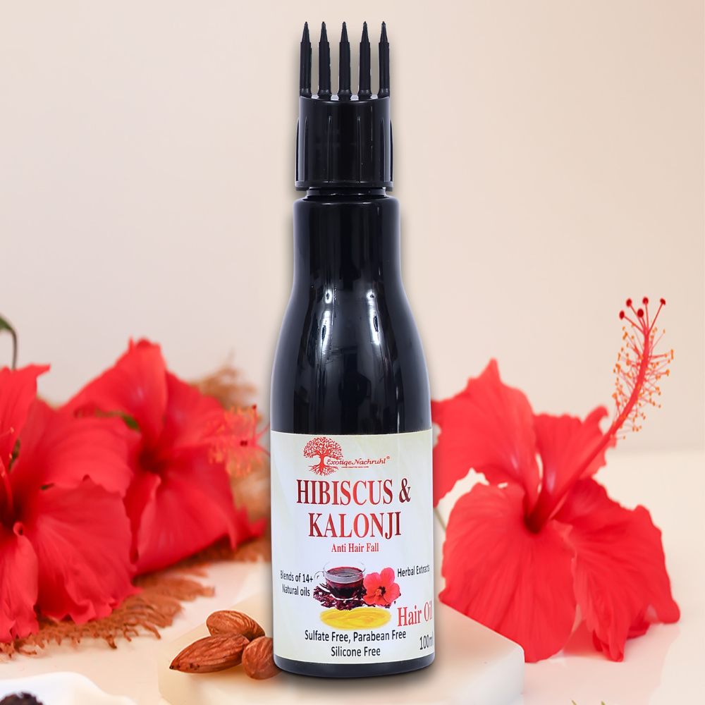 Exotic Natural Hibiscus Kalonji Hair Oil (100ml)