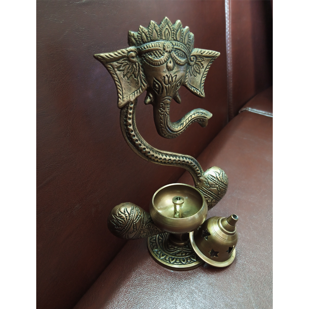 Brass Ganesh Ji Oil Lamp