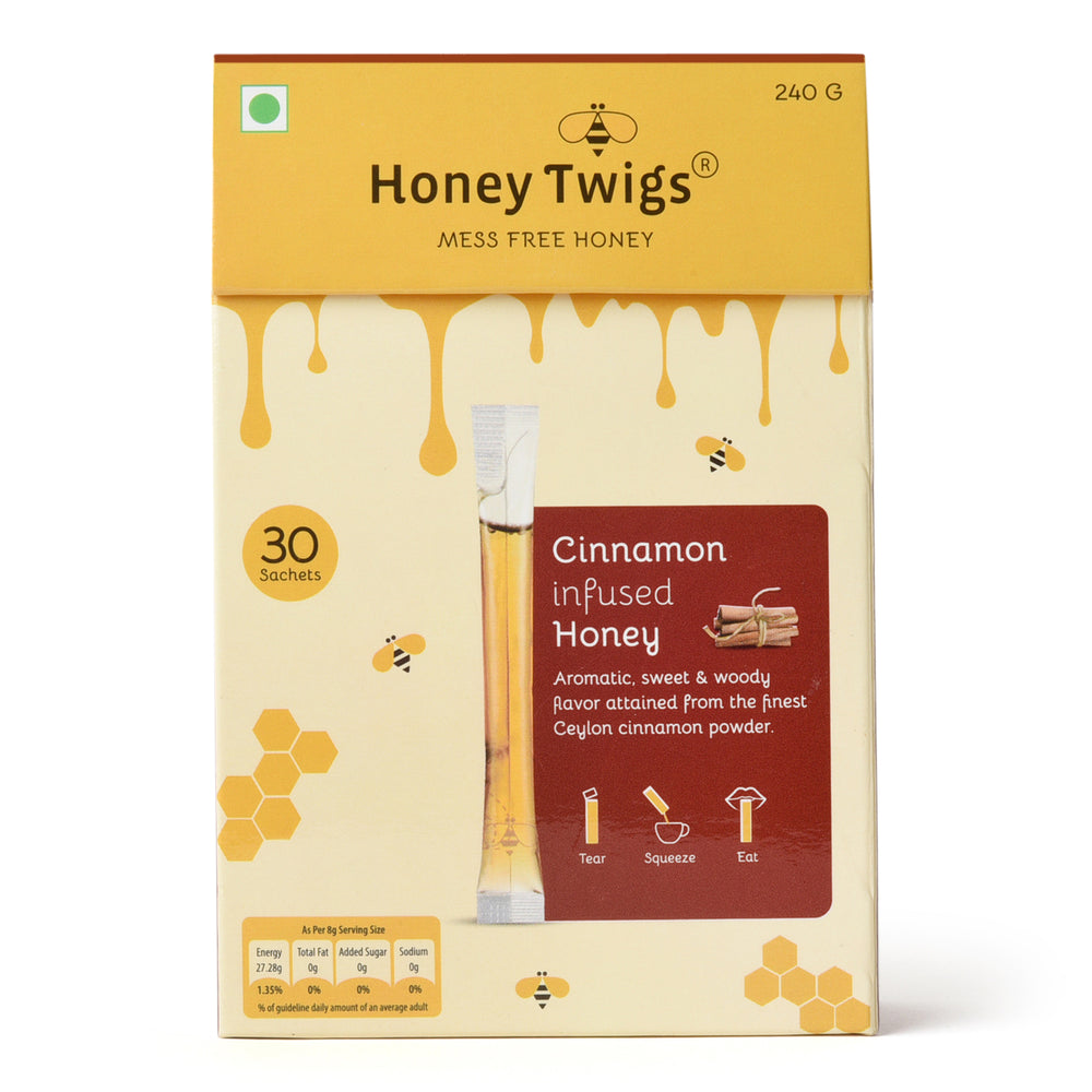
                  
                    Cinnamon-infused Honey (Pack of 30)
                  
                