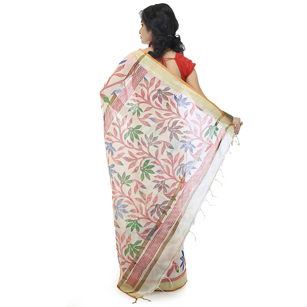 
                  
                    Phulia Cotton Silk Handloom Saree
                  
                