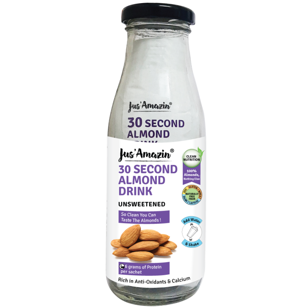 
                  
                    Jus Amazin 30-Second Almond Drink - Unsweetened (Pack of 5) - 25g
                  
                