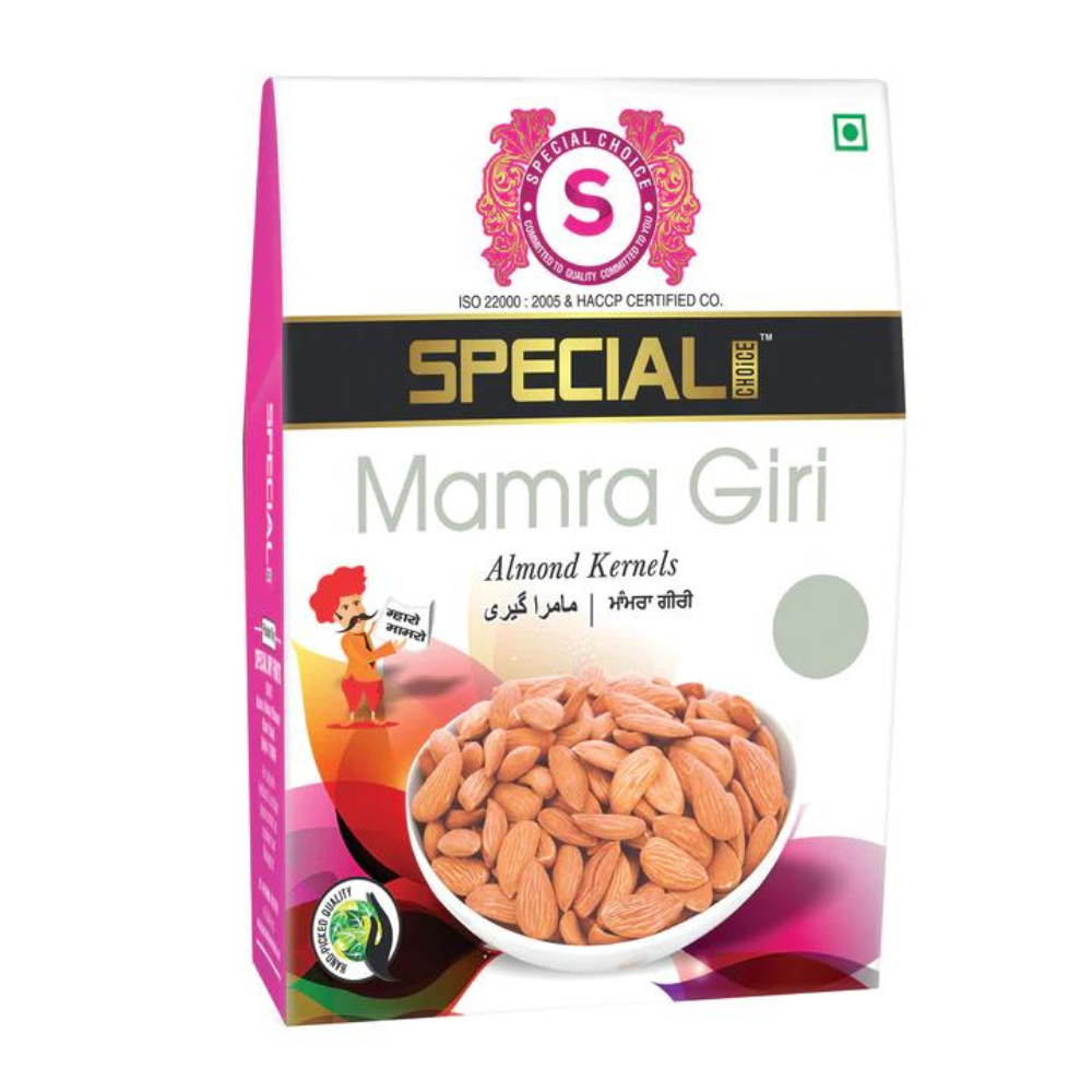 
                  
                    Special Choice Mamra Giri (Almond Kernels) Silver Vacuum Pack
                  
                