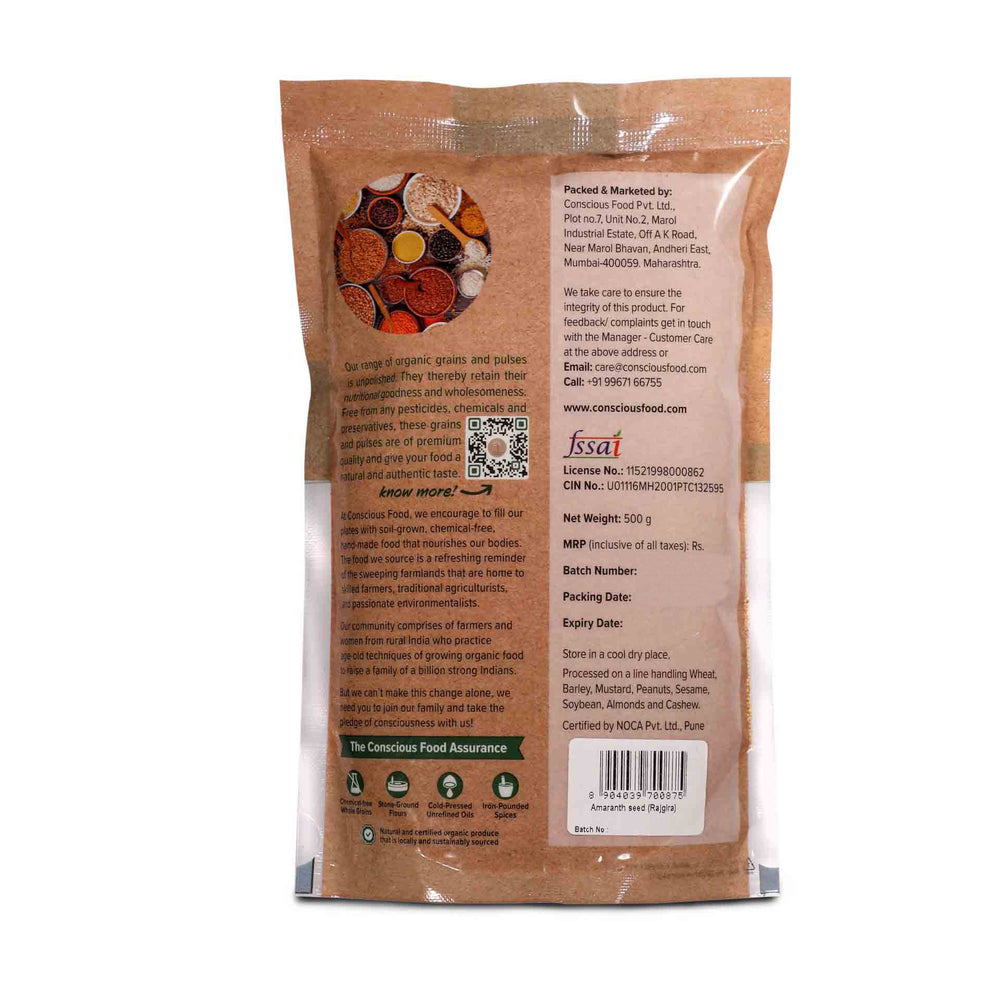 
                  
                    Conscious Food Whole Amaranth (500g)
                  
                