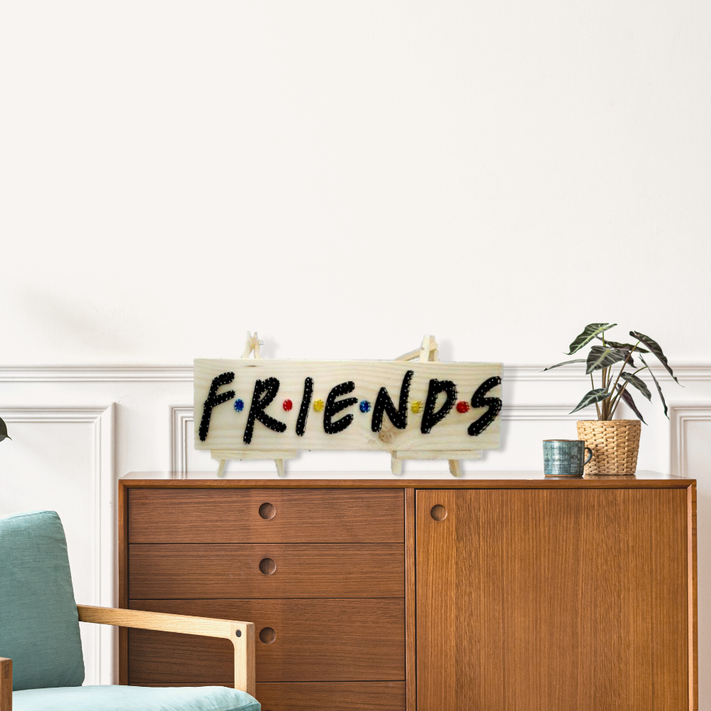 Friendship Day 'FRIENDS' String Art