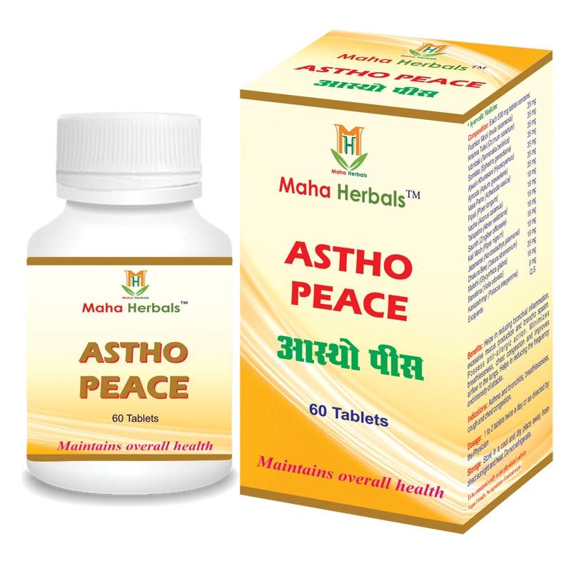 Maha Herbals Astho Peace Tablets (60 Tablets)