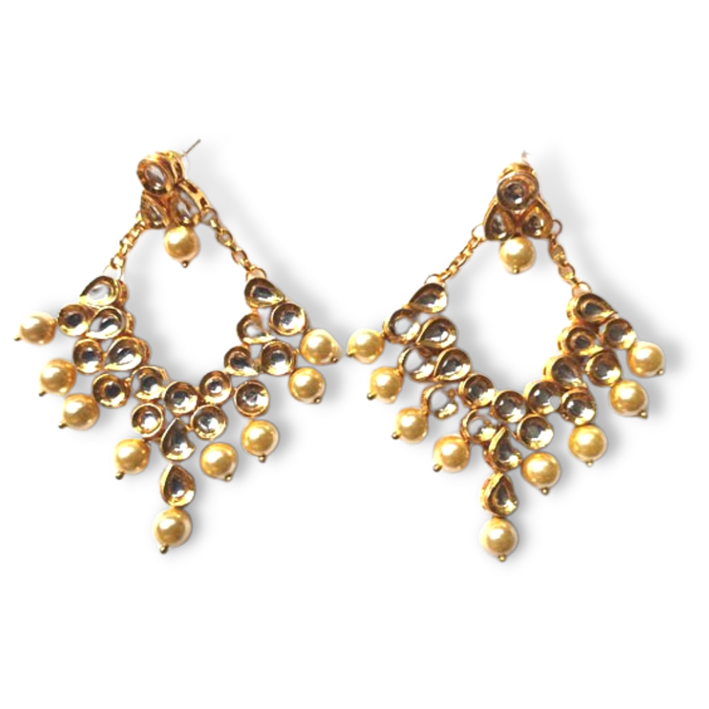 Ethnic Jadav Chandbali Earrings