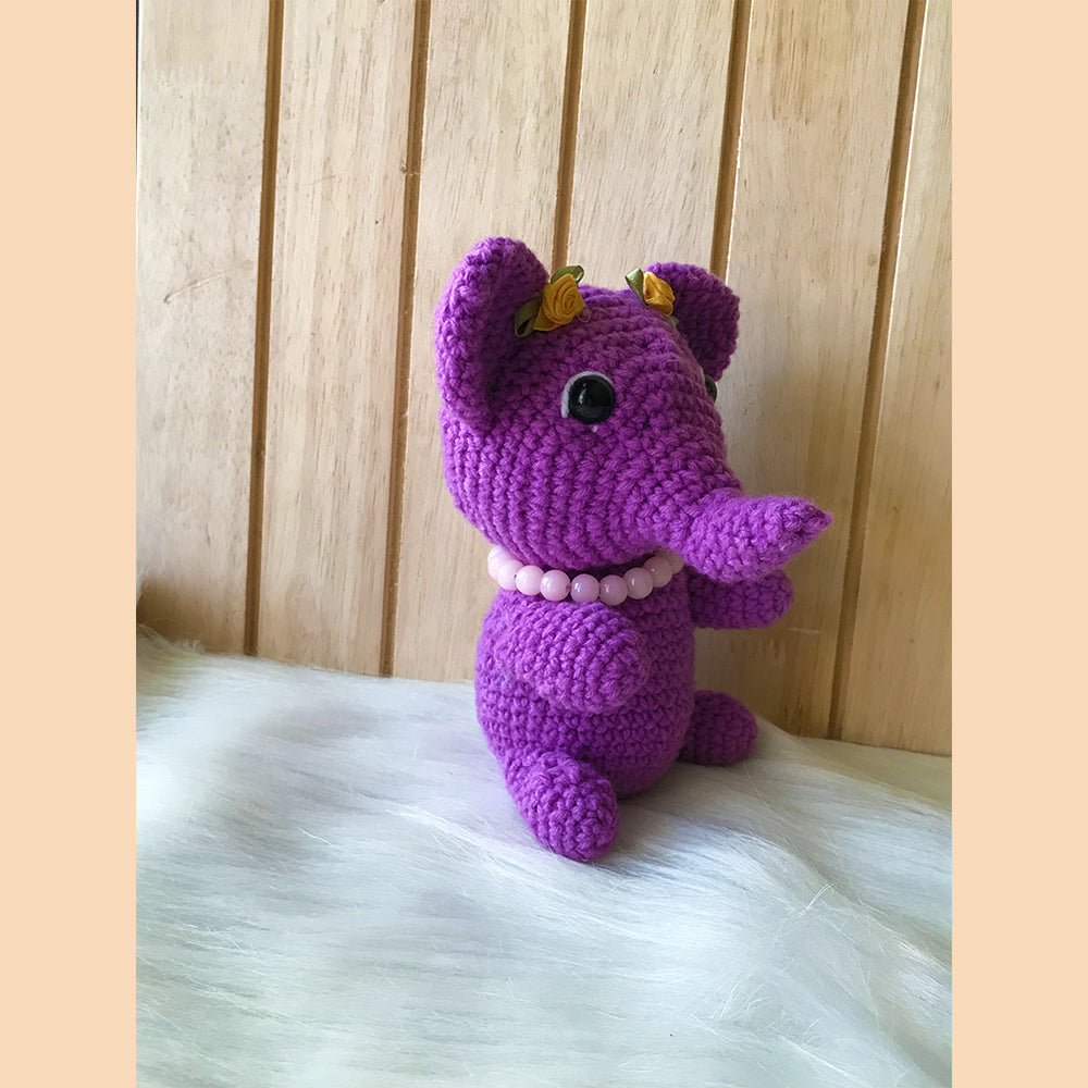 
                  
                    Purple Elephant Crochet Toy
                  
                