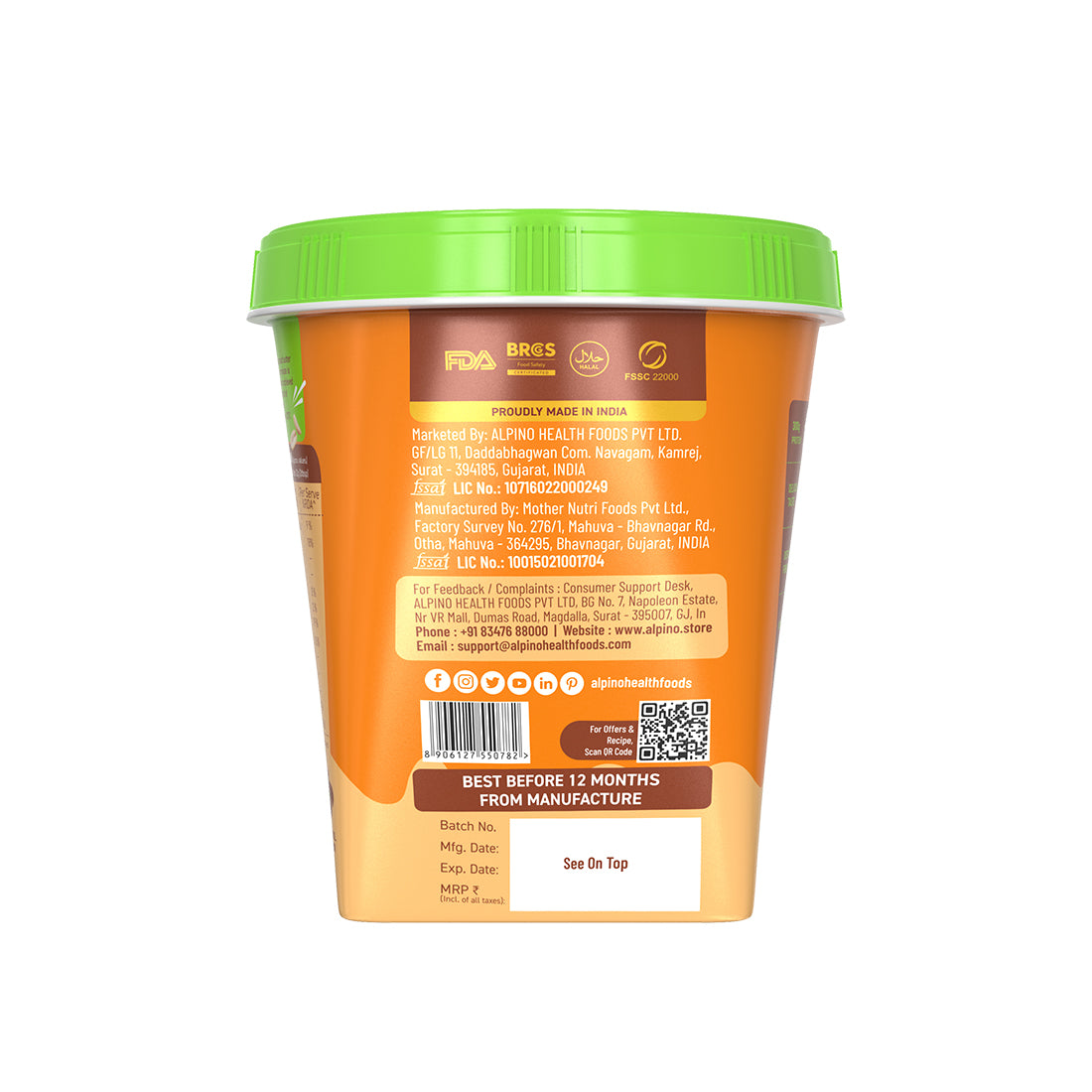 
                  
                    Alpino High Protein Jaggery Peanut Butter Smooth
                  
                