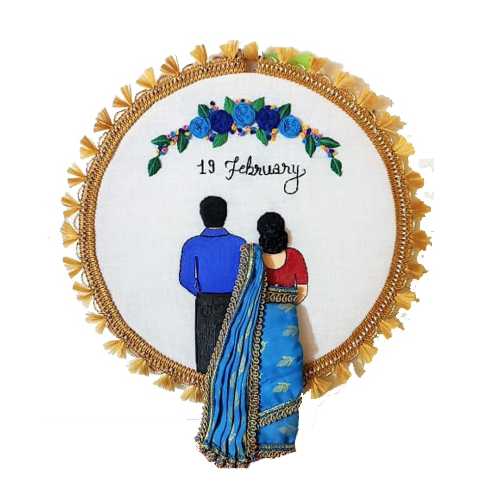 
                  
                    Embroidery Wedding Hoop
                  
                