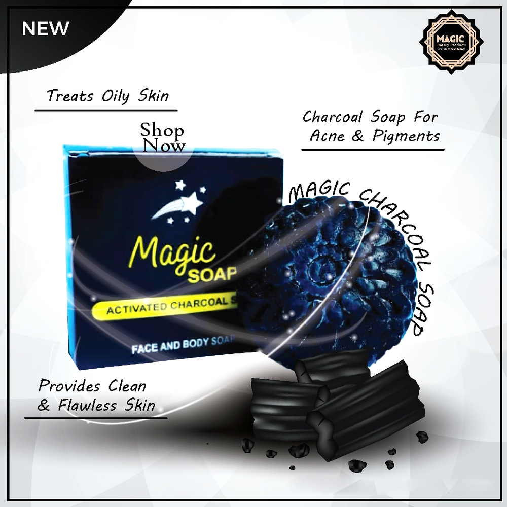 Magic Activated Charcoal So6ap(75g)