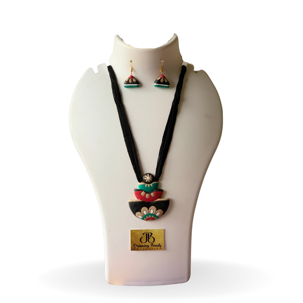 
                  
                    Handmade Terracotta Designer Necklace Set
                  
                