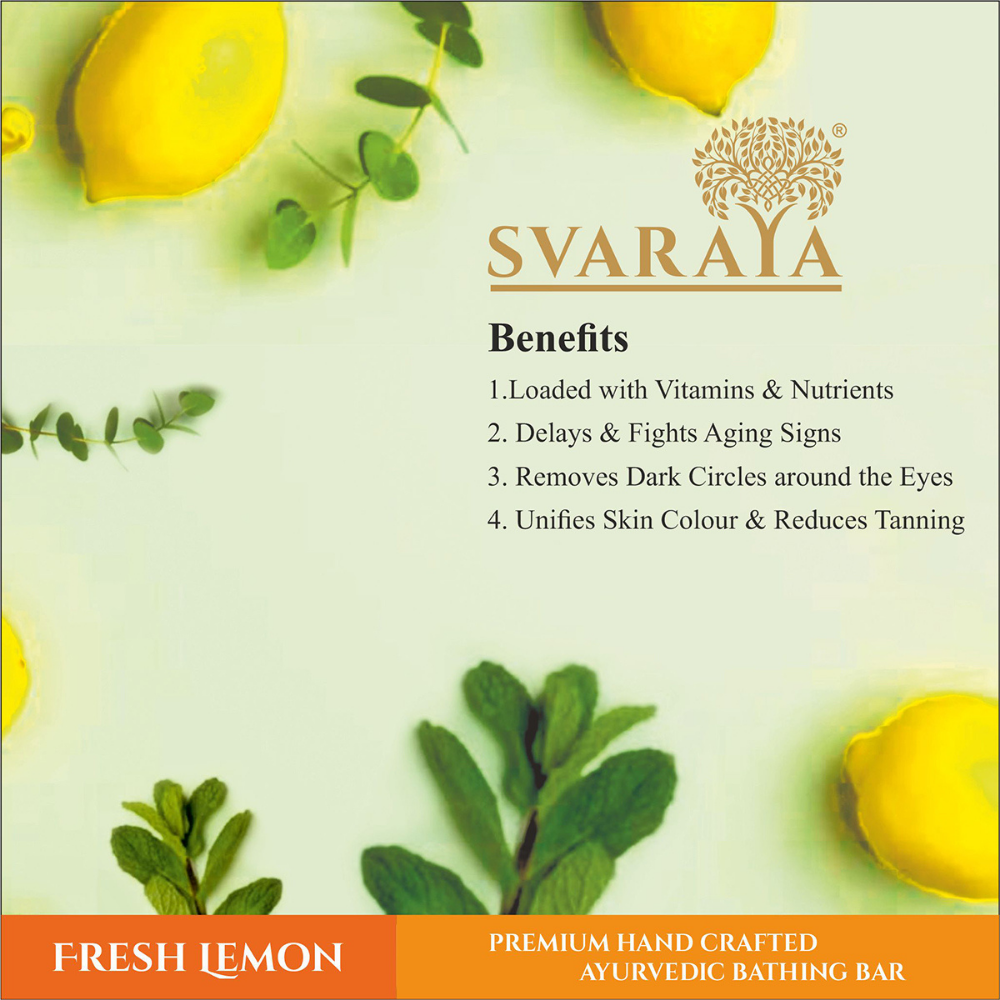 
                  
                    Svaraya Fresh Lemon Soap (100g)
                  
                