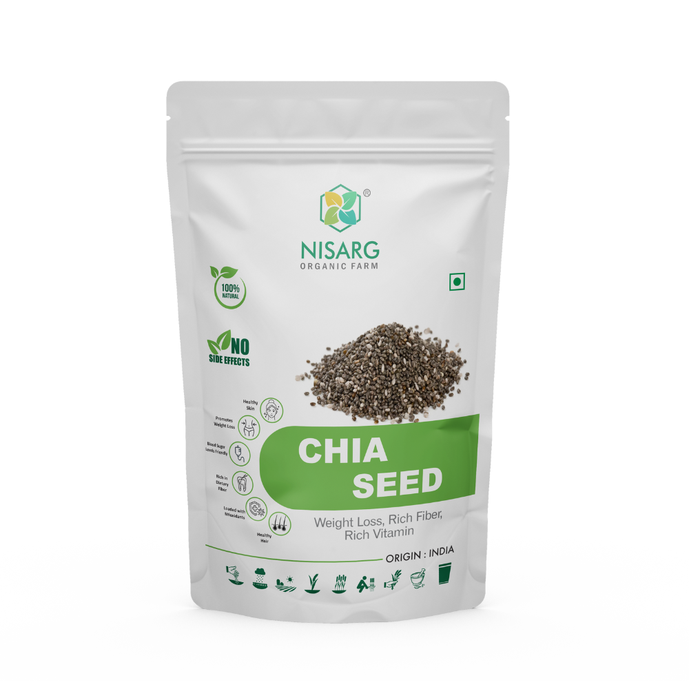 
                  
                    Nisarg Organic Farm Chia Seeds
                  
                
