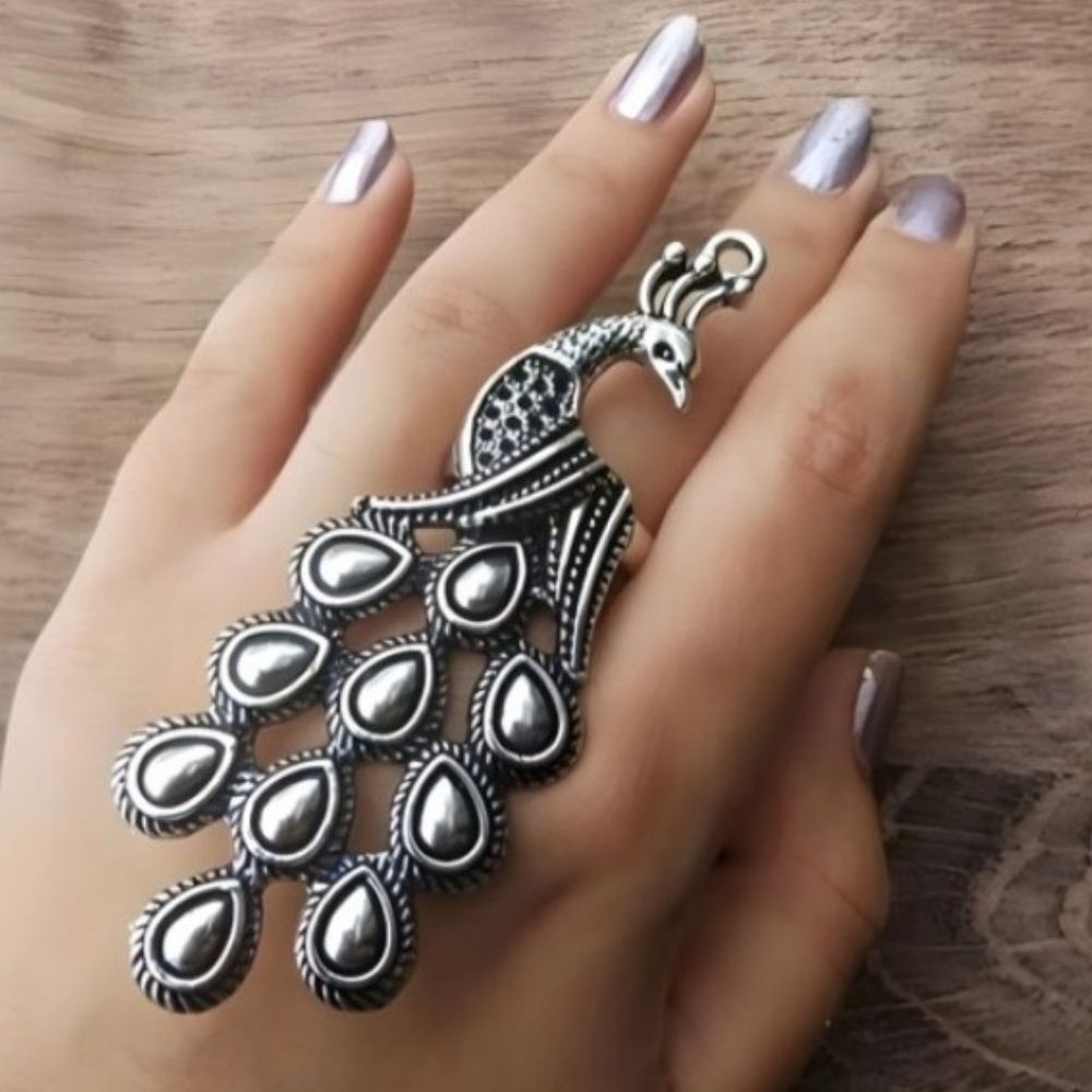 Buy Dancing Peacock Ring Online From Kisna