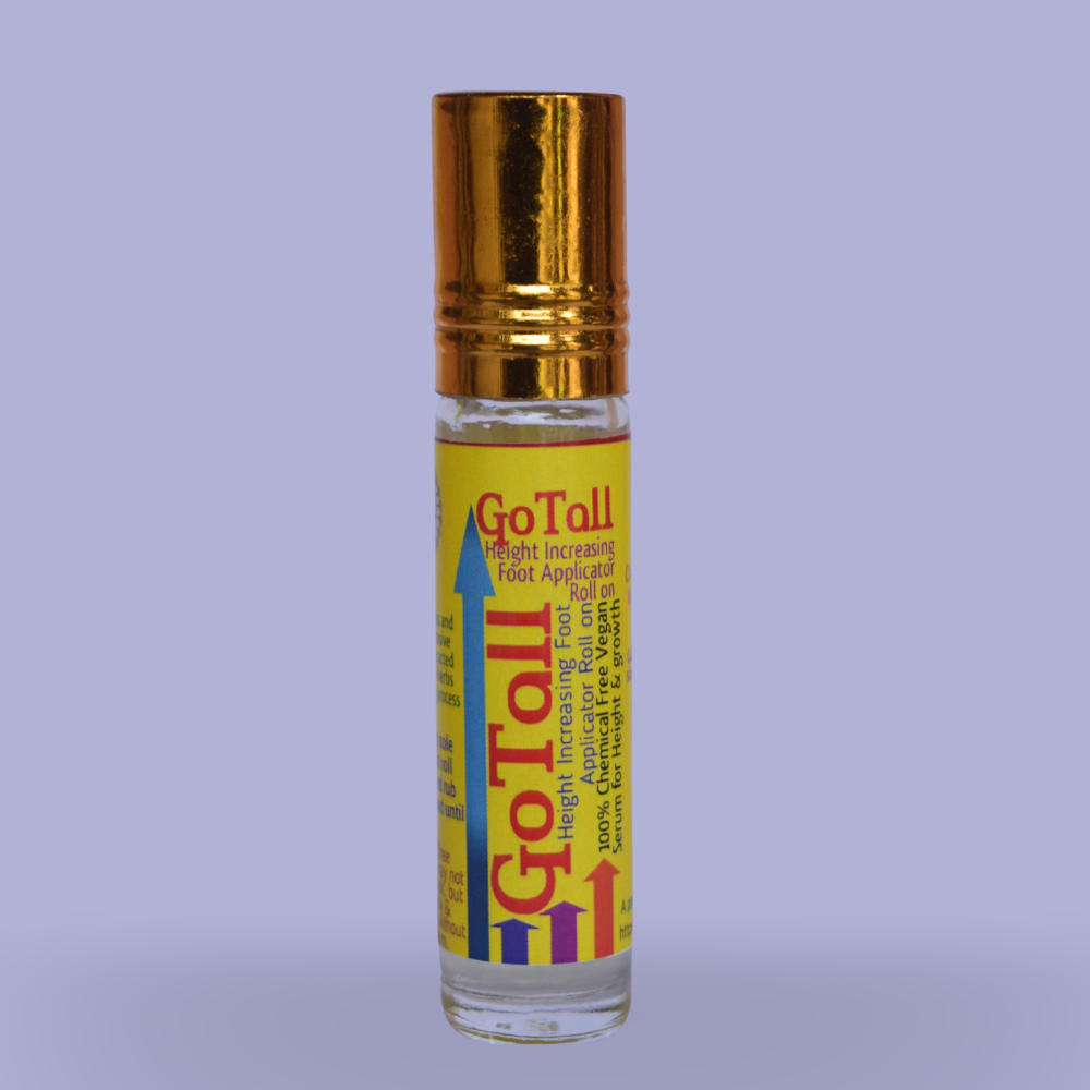 GoTall Handcrafted Serum Roll-on for Height & Growth (8ml)