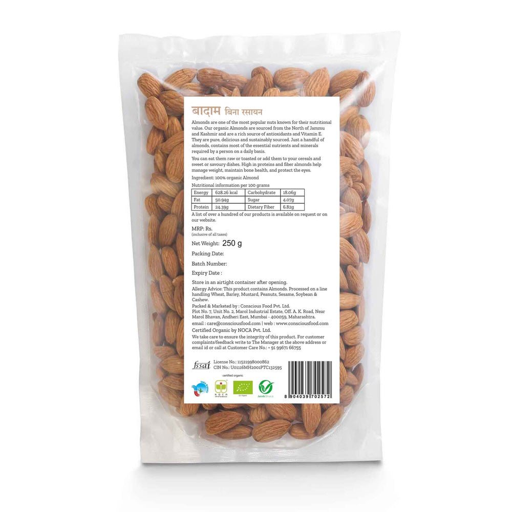 
                  
                    Conscious Food Almonds (250g)
                  
                