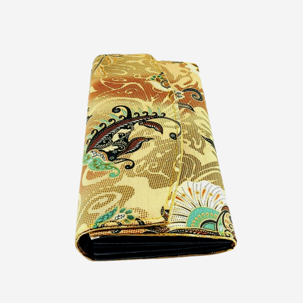 Elegant Floral Design Handmade Clutch Bag