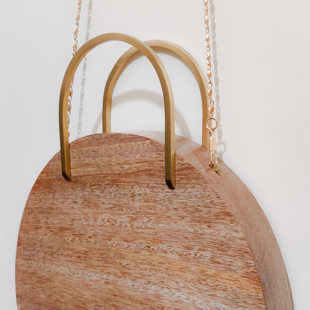
                  
                    Wooden Clutch Sling Bag
                  
                