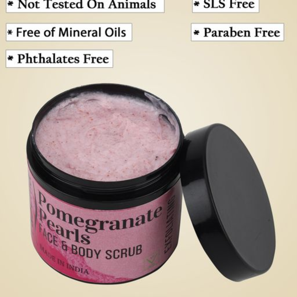 
                  
                    Fuschia - Pomegranate Pearls - Face & Body Exfoliating Scrub (100g)
                  
                