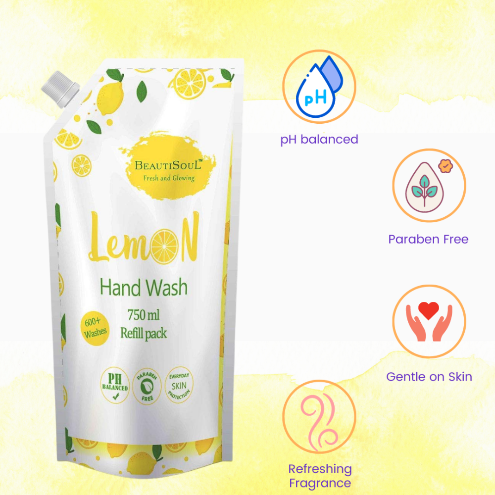 
                  
                    Beautisoul Lemon Handwash with Pure Lemon and Glycerin (750ml)
                  
                