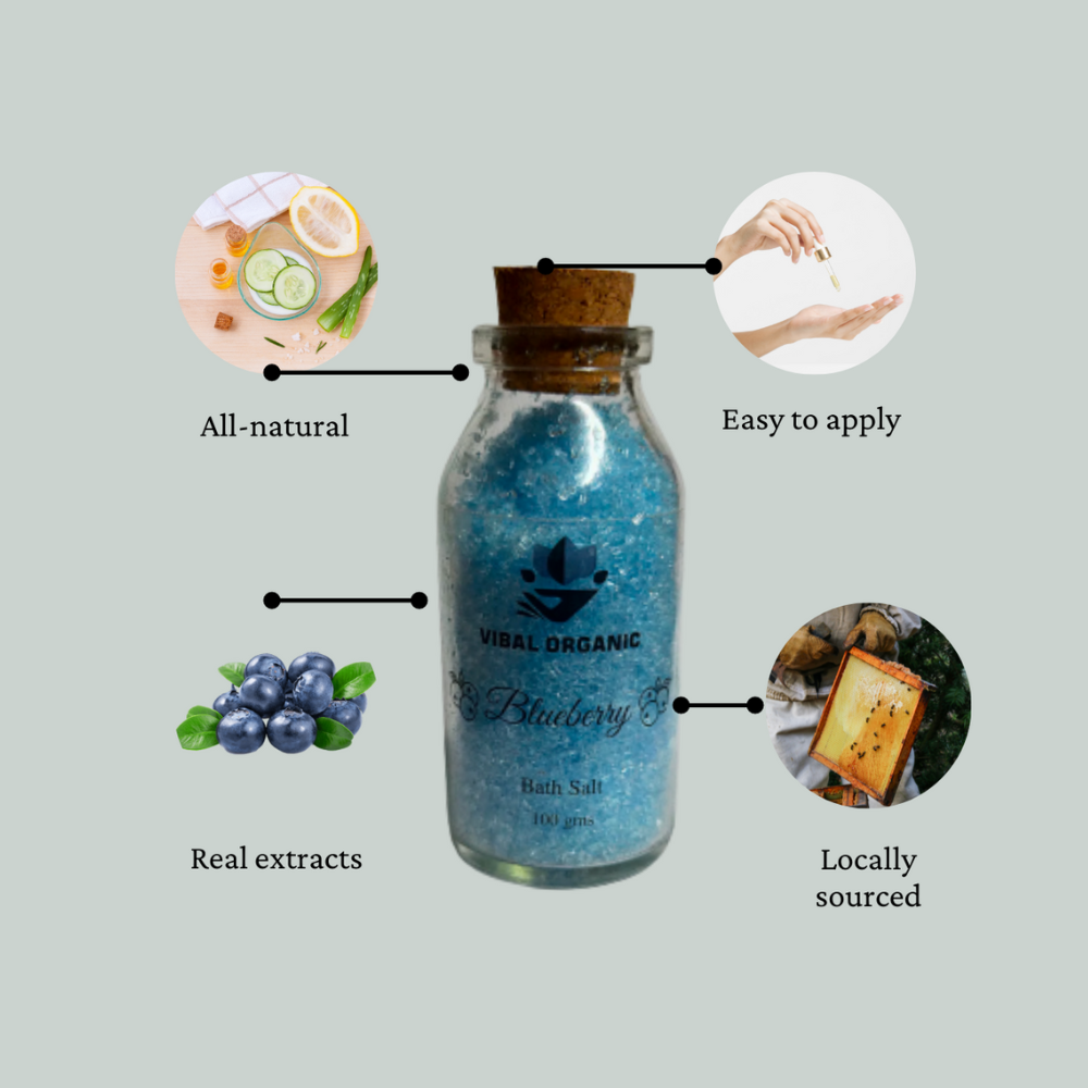
                  
                    Blueberry Bath Salt (100g)
                  
                