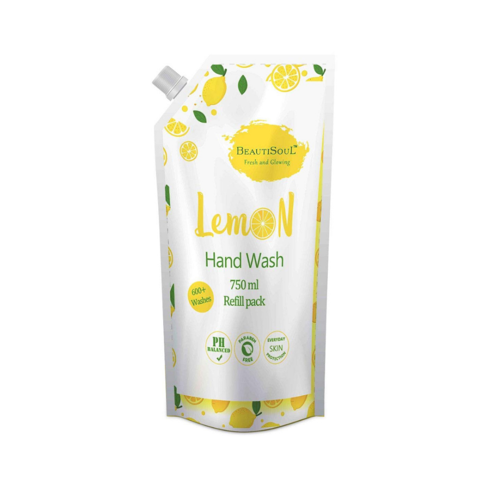 Beautisoul Lemon Handwash with Pure Lemon and Glycerin (750ml)