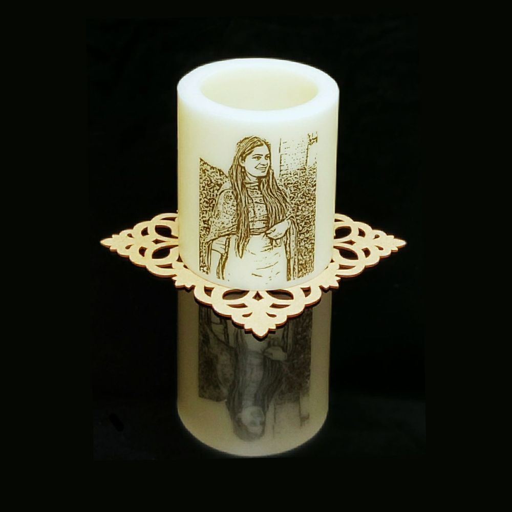 Customizable Printed Candle