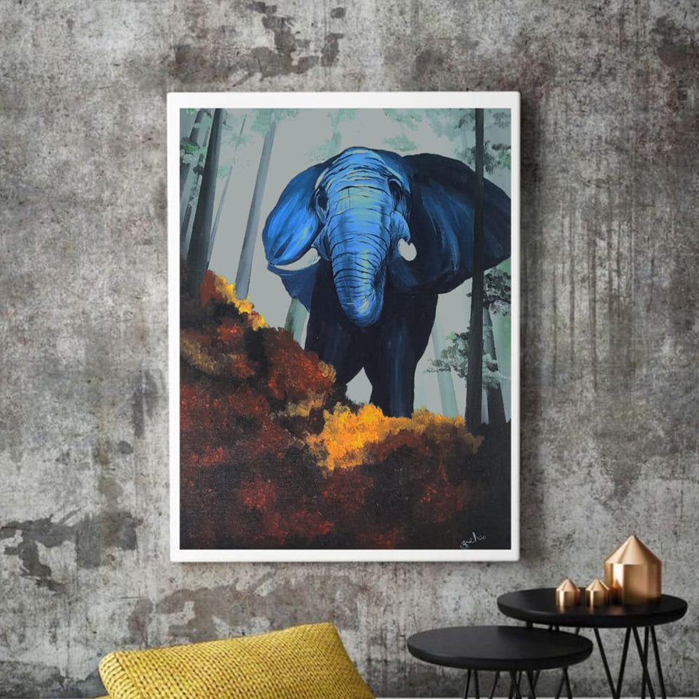 
                  
                    Lone Elephant Painting
                  
                