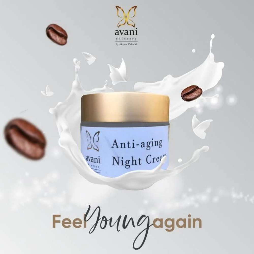 
                  
                    Anti-Aging Night Cream With Almond Oil, Vitamin E & Essential Oils
                  
                