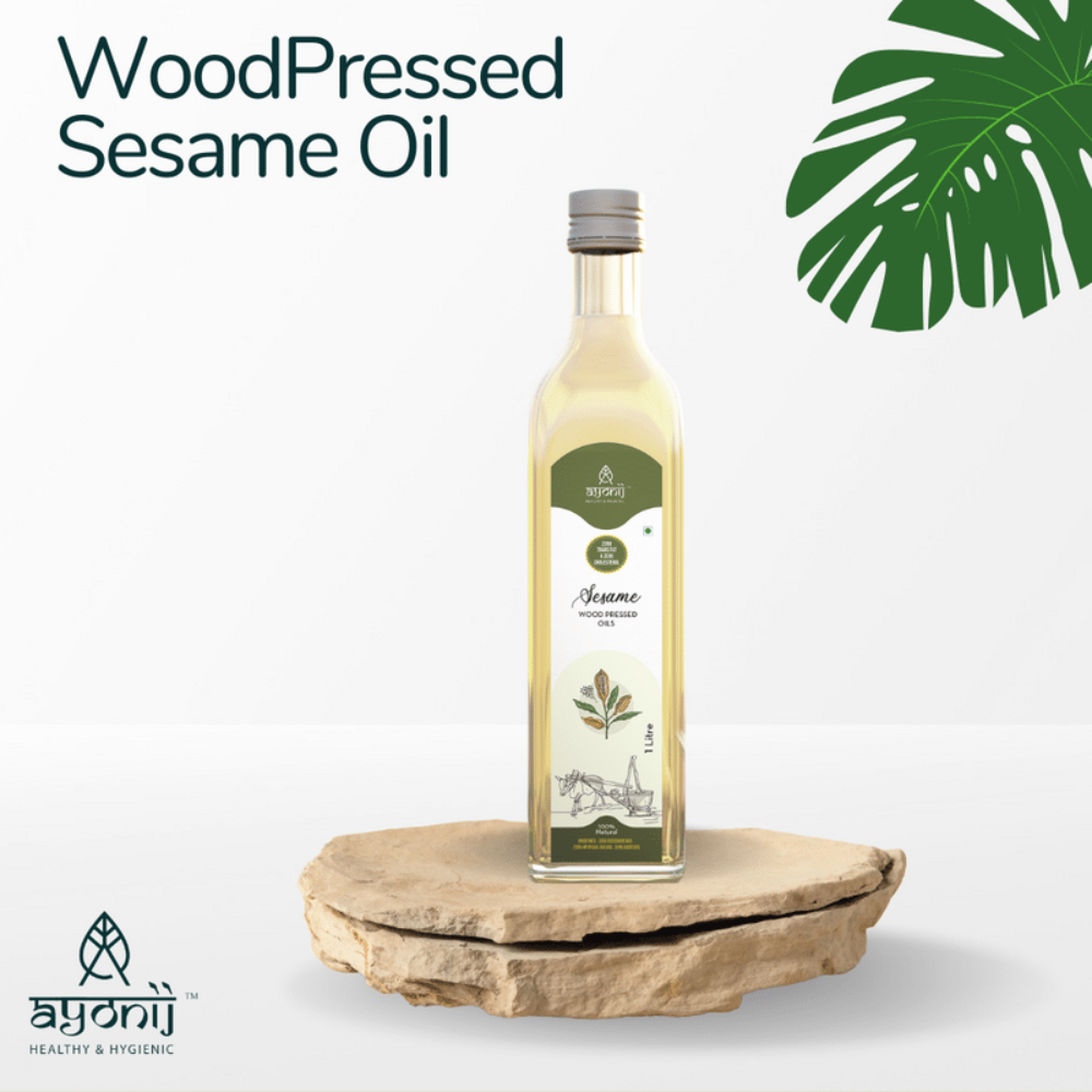 
                  
                    Ayonij Woodpressed Sesame Oil (1 L)
                  
                