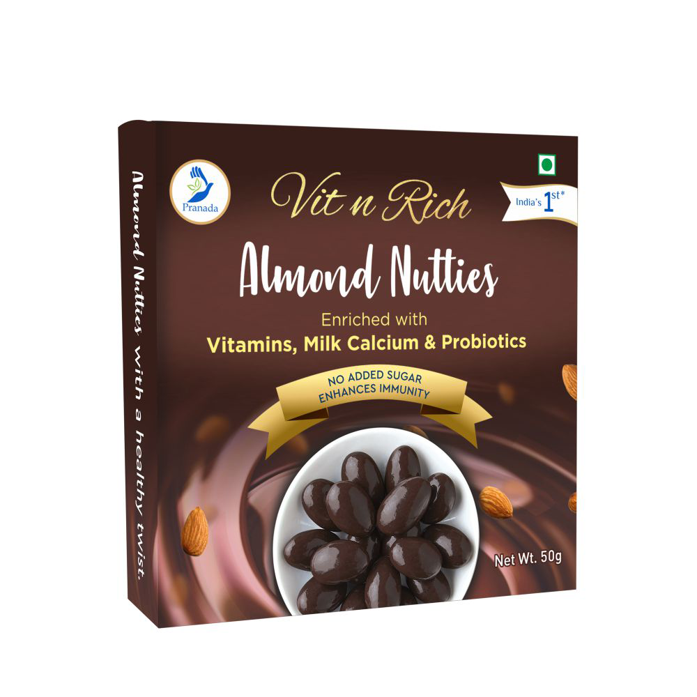 Vit n Rich Choco Nutties With Almonds (50g)