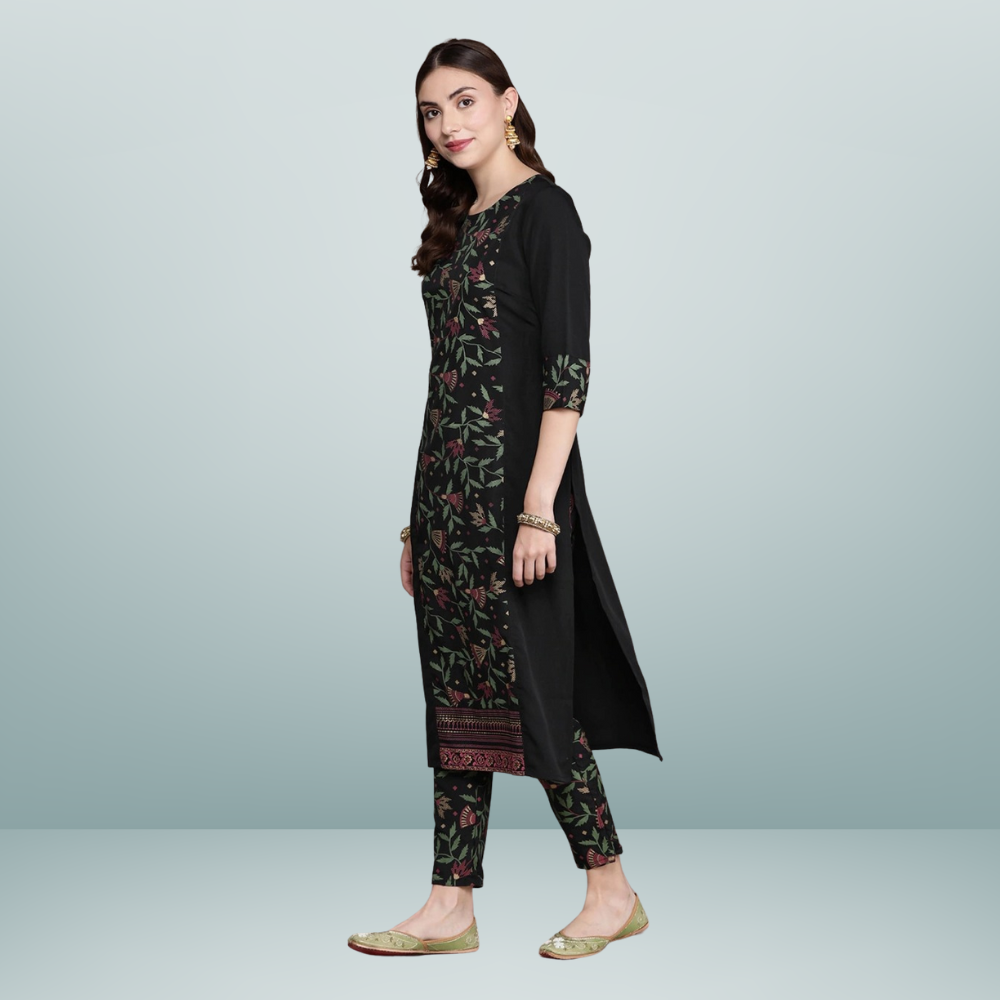 
                  
                    Embroidered Kurti and Pant Set
                  
                