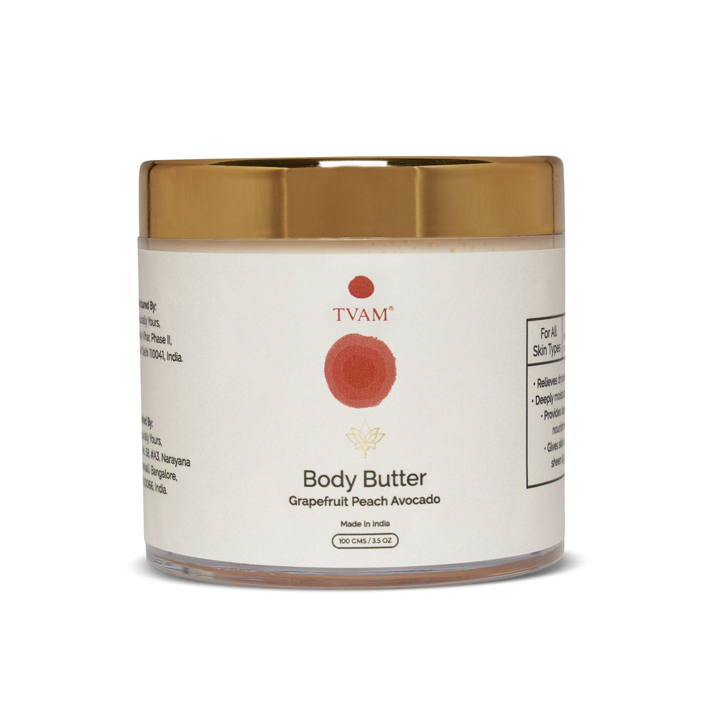 TVAM Grapefruit, Peach & Avocado Body Butter (100g)